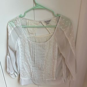 American Eagle white top